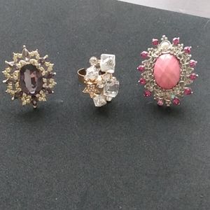 Three adjustable rings